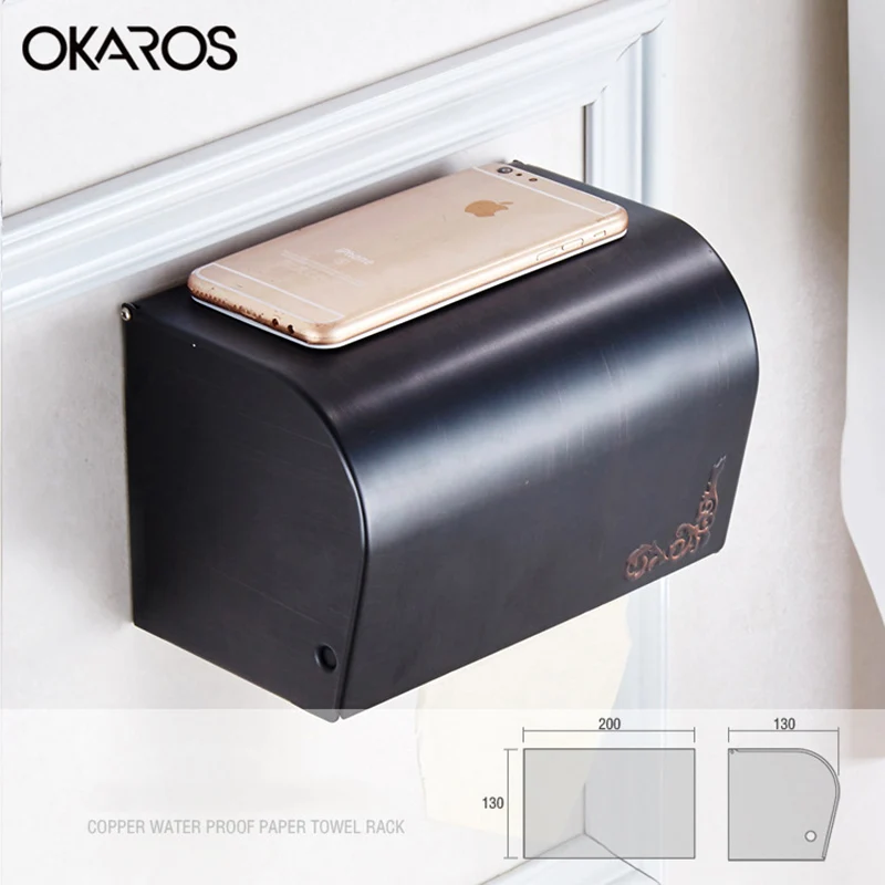 Держатель для рулона туалетной бумаги OKAROS ванной комнаты|paper towel rack|toilet tissue boxtoilet