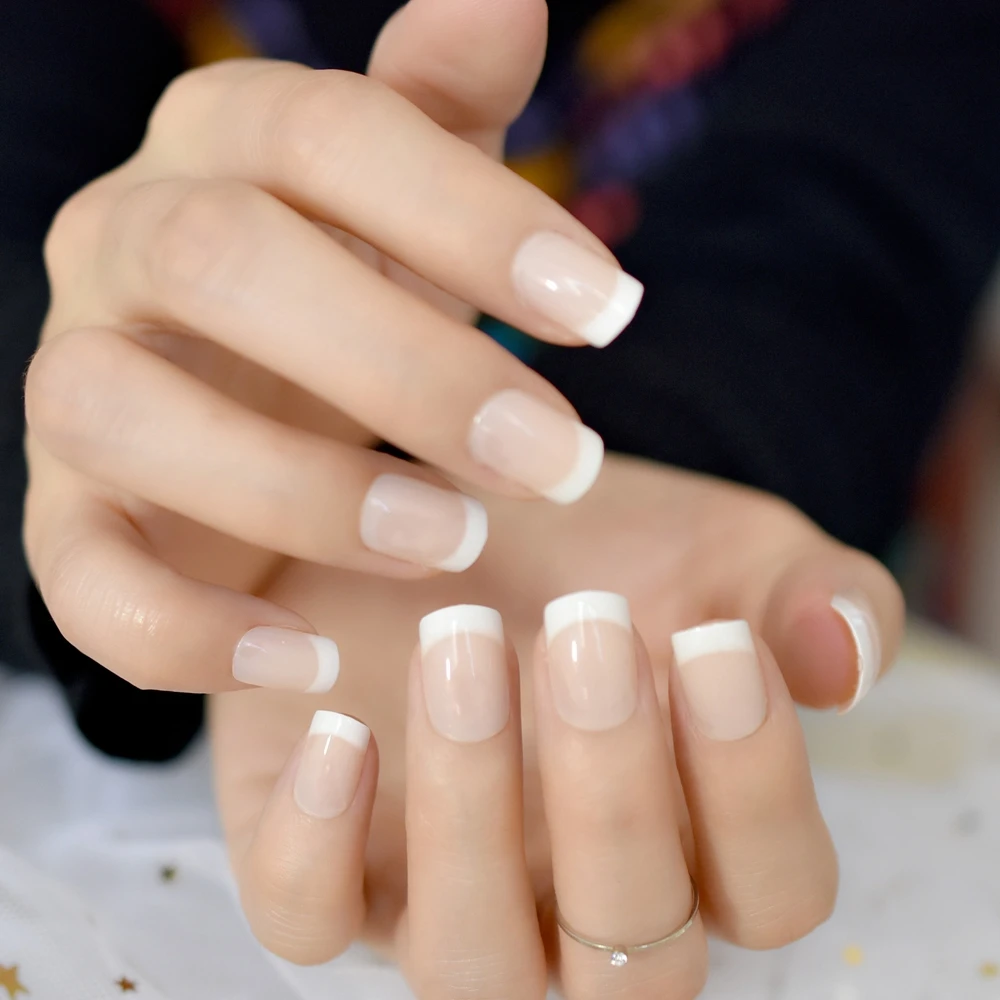 Classical Natural French Nail for Office Lady DIY ...