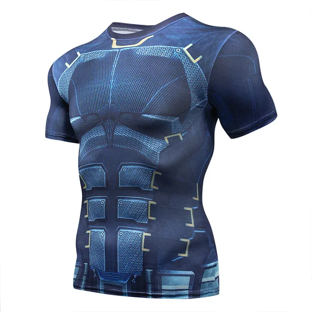 Marvel Superhero Compression shirt Men Women Cycling Base Layers