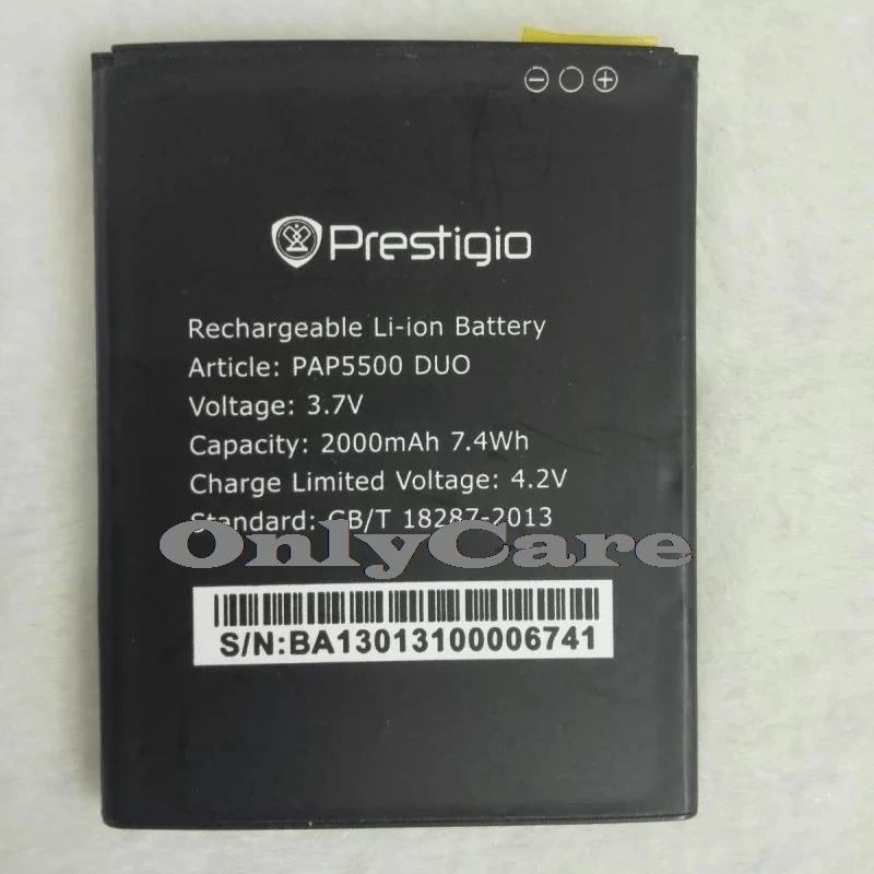 Batería batería Batteria batería para prestigio MultiPhone 5500 Duo pap5500 Duo 