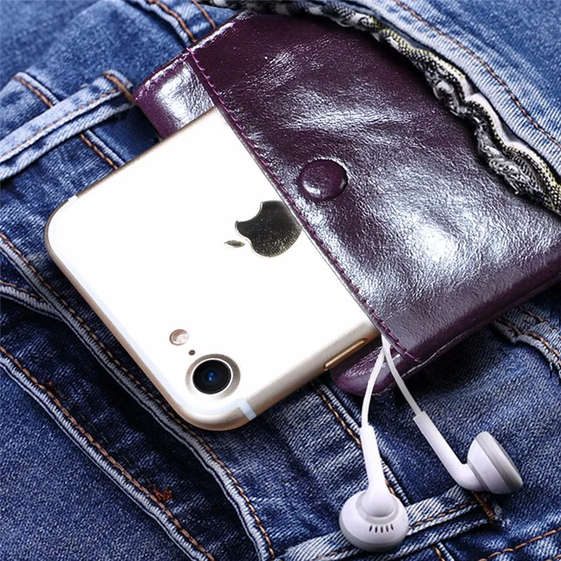 Для iPhone 8 кожаный чехол Универсальный кошелек чехол для samsung 6,0 дюймов сотовый телефон чехол оболочка CORNMI