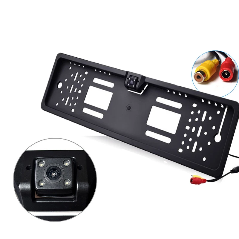Europe Car License Plate Frame Camera Night Vision European Rear View