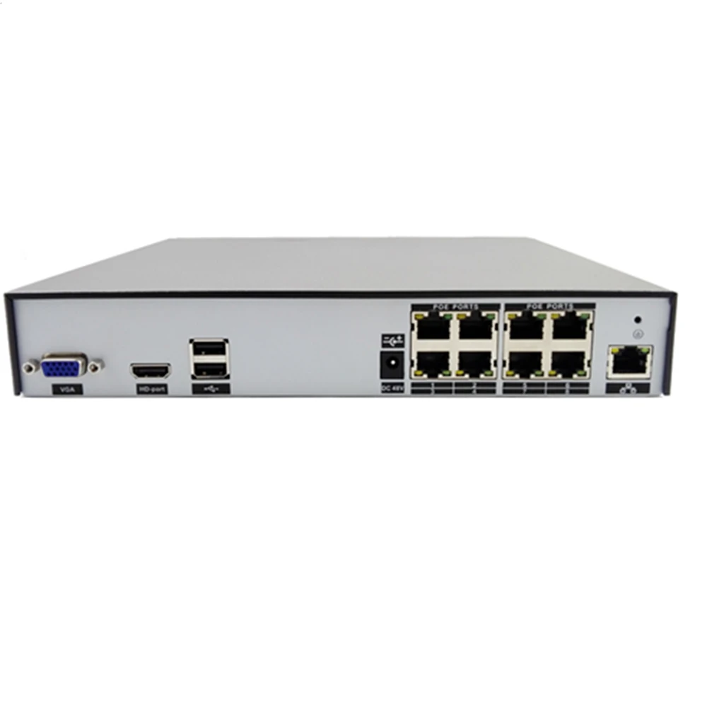 SSICON H.265 8CH 4MP/4CH 5MP 48В POE NVR CCTV ONVIF P2P View Network Video Recorder для 4K IP камеры|Видеорегистратор