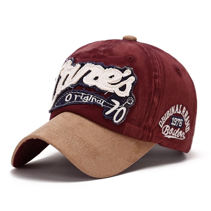 2019 весна унисекс хлопок бейсболки с вышивкой буквы Мальчики Snapback папа шляпы