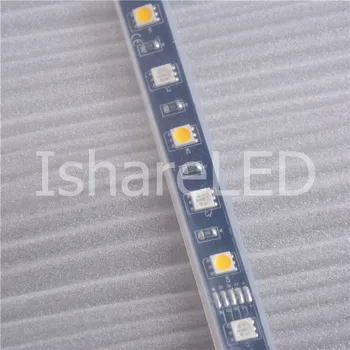 

5m DC12V 60 Leds/m FPCB WHITE&BLACK 5050 RGBWW WARM WHITE IP67 LED STRIP
