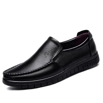 

Genuine Leather Shoes Men's loafers 2020 New Luxury Oxford casual Man Comfortable flat Shoes Flats loafers male Moccasins Shoes