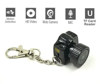 

Mini Camera Sport Pet DV DVR Y2000 Camcorder with Motion Sensor Mic Video Voice Action Secret Security Nanny Car HD Micro Cam