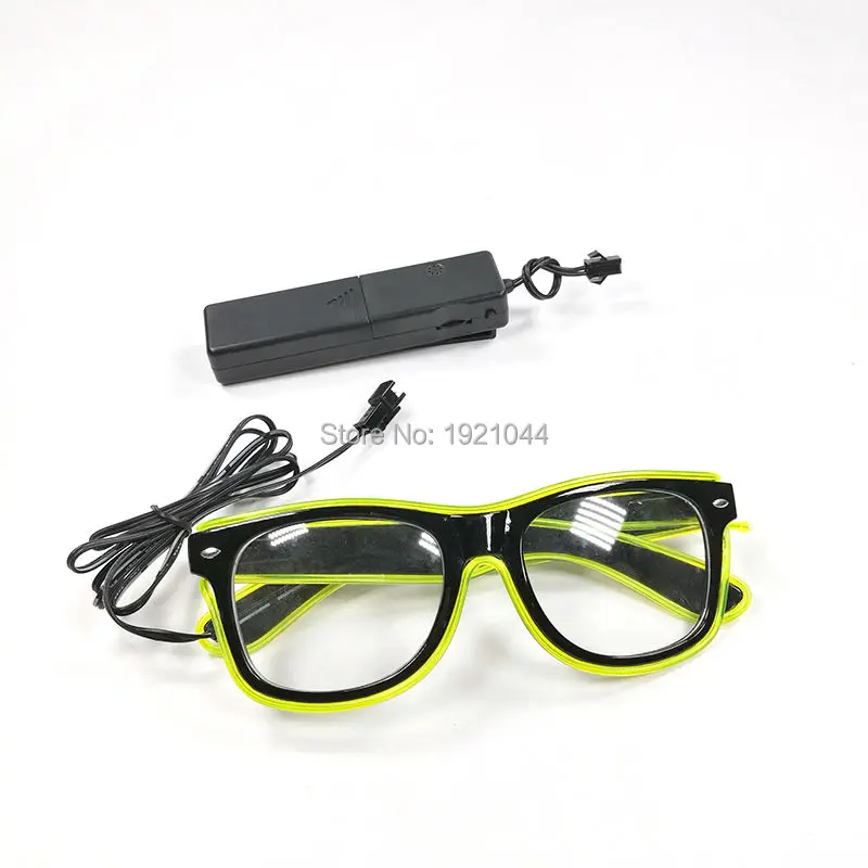 

EL Wire Glowing Glasses with Voice Controller, Wholesale Product, Party Decoration, 10Colors Select, 5Pieces a Pack