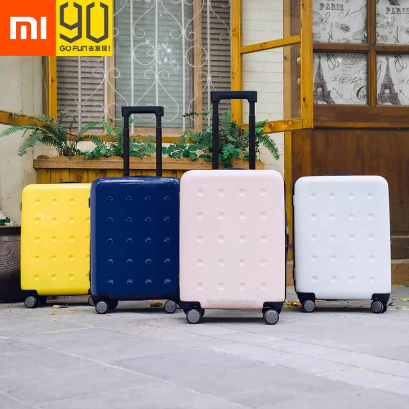 

Xiaomi Mijia 90FUN PC Suitcase Carry on Spinner Wheels Rolling Luggage Embedded TSA lock Business Travel Vacation for Women Men
