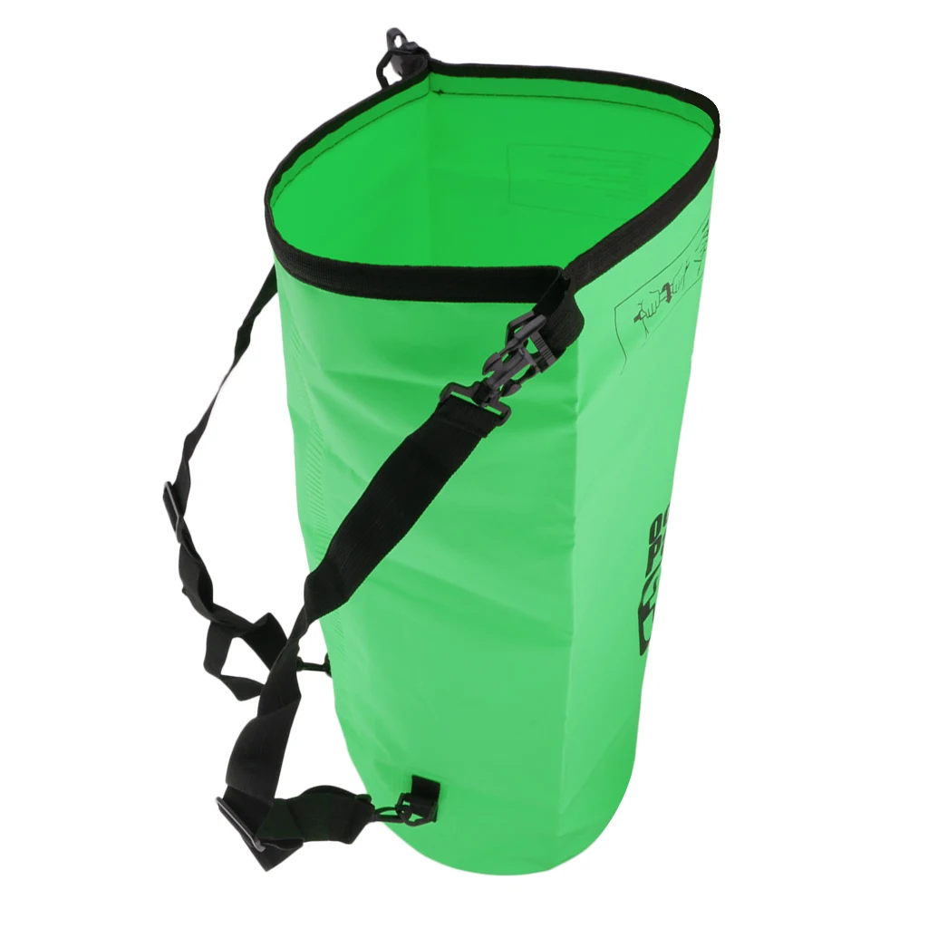 30L Waterproof Dry Bag Roll Top Backpack & Adjustable Shoulder Strap for Kayak Boating Canoeing Rafting Sailing Drifting Fishing