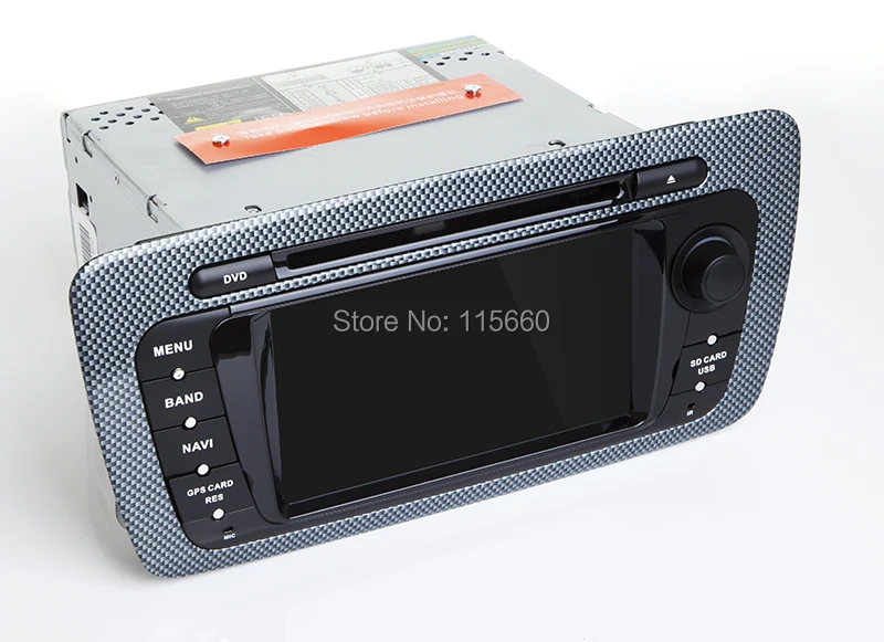 Flash Deal RoadRision 2Din Car DVD Player for Seat Ibiza 2009-2013 Auto Radio with GPS Navigation iPod Bluetooth RDS SWC 1080P video 1