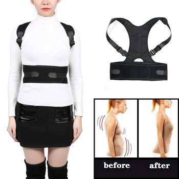 Back Posture Corrector Shoulder Lumbar Brace Spine Support Belt Adjustable Adult Corset Posture Correction Belt Body Health Care