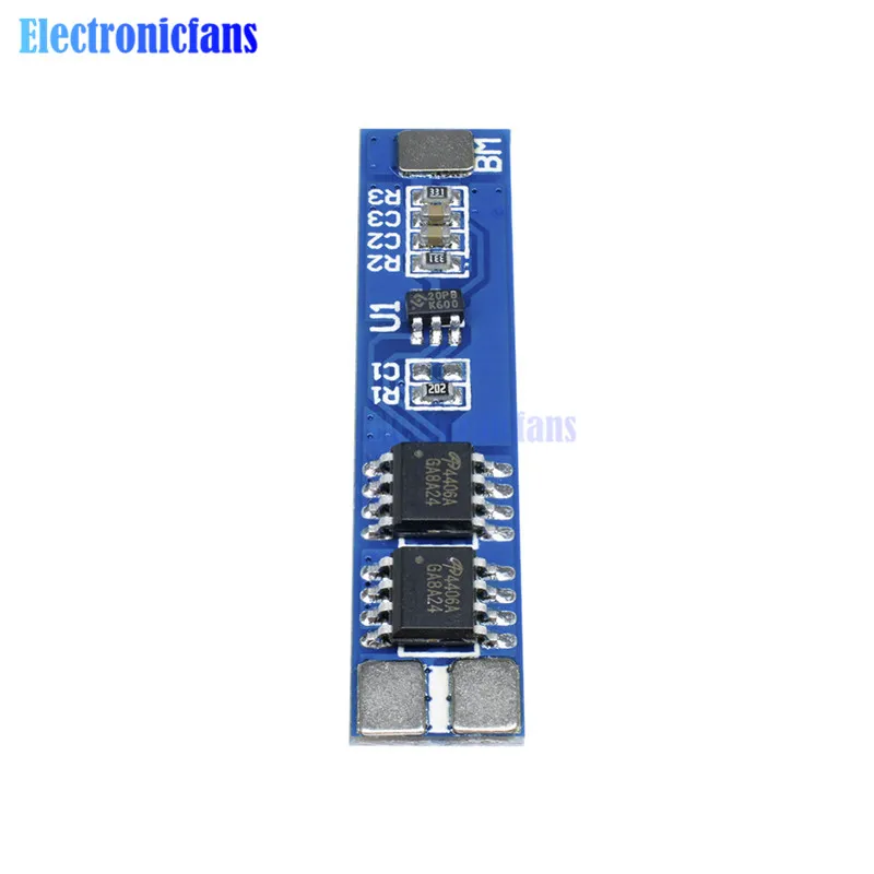 2 шт. защитная плата для литий ионных аккумуляторов 2S 5A BMS PCM полимерных 7 4 В 8 в 18650
