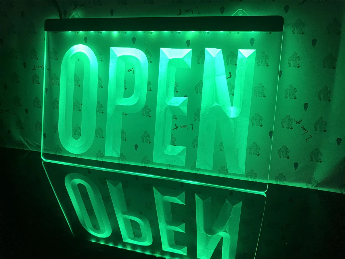 I098-открытый магазин кафе бар Паб Клуб розница NR светодиодный светильник знак