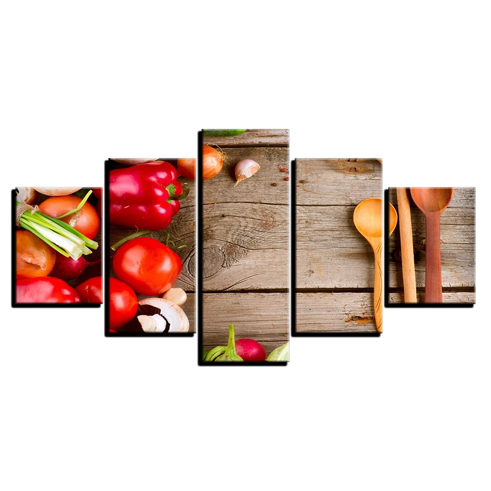 Canvas-HD-Modern-Living-Room-Home-Decoration-Printed-Pictures-5-Panel-Vegetables-Spoon-Painting-Wall-Art (3)