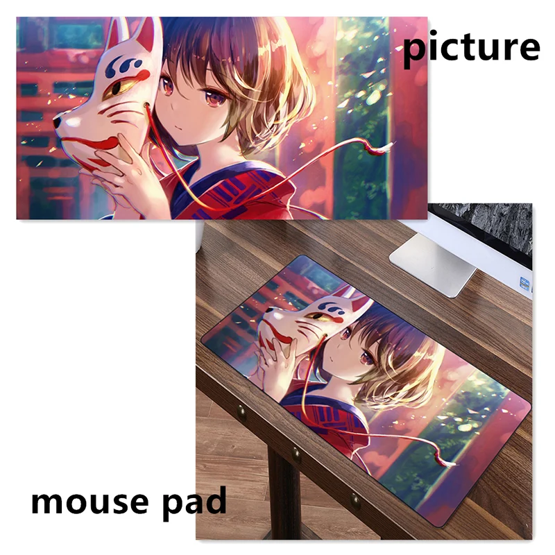  FFFAS 120x60cm 100x50cm Large Gaming Mouse Pad Mat Custom DIY Big Table Mat Cushion Keyboard Mousep