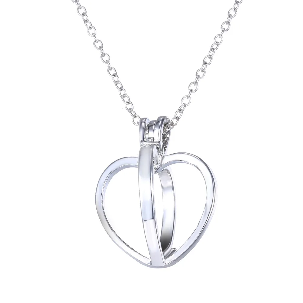 

Romantic Hollow Peach Heart Pendant Necklaces For Women Harmony Musical Sound Pregnancy Bola Necklaces