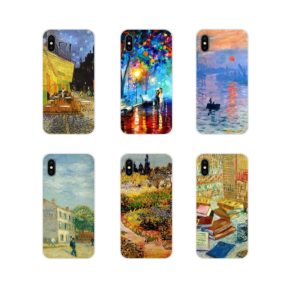 Vincent Van Gogh картины для Huawei P8 9 Lite Nova 2i 3i GR3 Y6 Pro Y7 Y8 Y9 Prime 2017 2018 2019 прозрачные чехлы из
