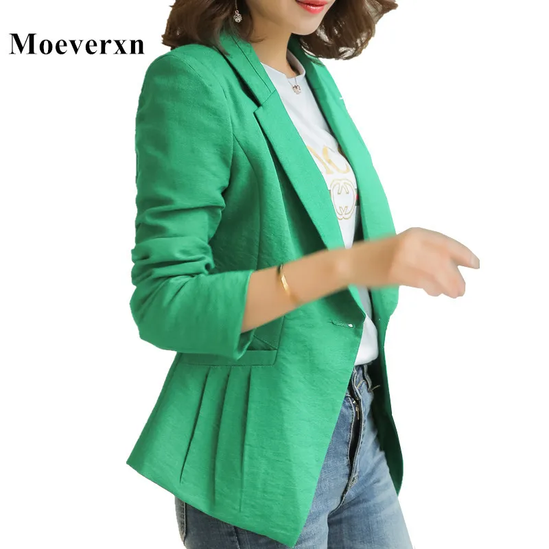 2017 Spring Autumn Women Slim Black Office Suit Jacket