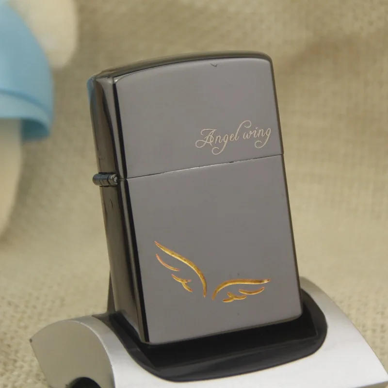 

2019 new leader CF0394H love wings original copper shell creative windproof high-grade kerosene lighter