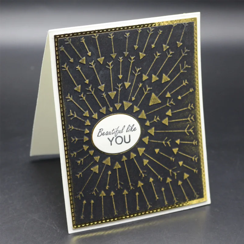 

Love arrow embossed clip plastic scrapbook DIY clip art album card decoration tools craft card paper making decoration
