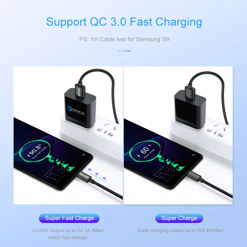 Elough usb نوع c كابل ل samsung s9 s8 ملاحظة 9 8 huawei xiaomi نوع-c الهاتف المحمول شاحن بيانات كابل يو إس بي سريع الشحن سلك Elough usb نوع c كابل ل samsung s9 s8 ملاحظة 9 8 huawei xiaomi نوع-c الهاتف المحمول شاحن بيانات كابل يو إس بي سريع الشحن سلك