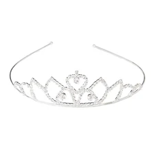 Wedding Bridal Headband Flower Girl Hair Jewelry Rhinestone Crown Tiara
