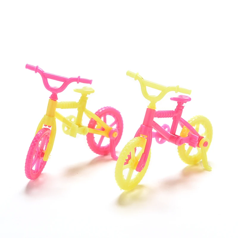 

Doll Furniture Accessories Mini Plastic Doll Bicycle For Doll Bicycle For Sports Tool Children Baby Gift