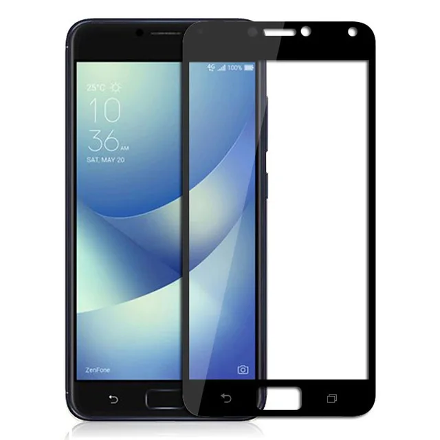 3D закаленное стекло для Asus Zenfone 4 Max Plus полное покрытие экрана Защитная пленка ASUS