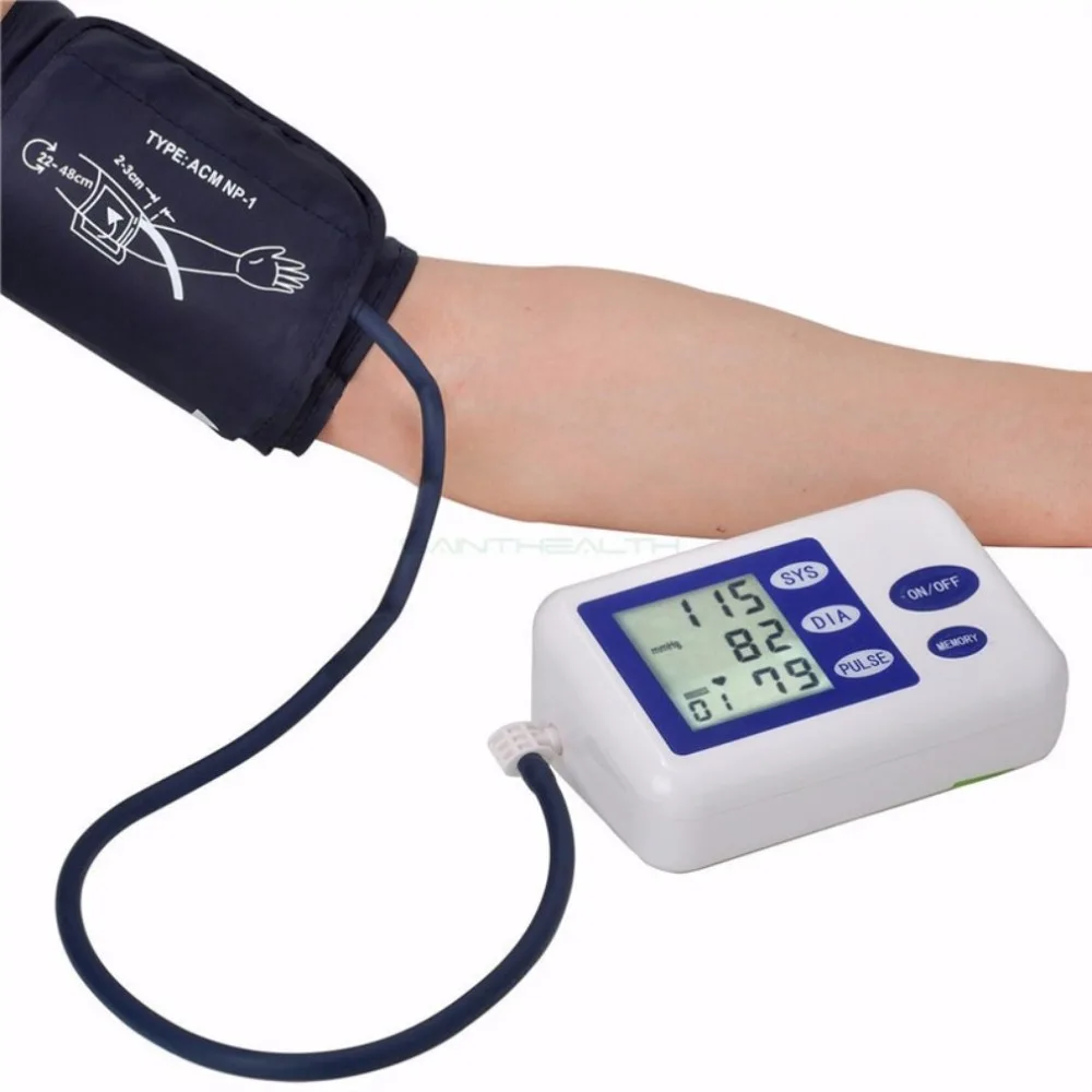 

Intelligent Automatic Electronic Blood Pressure Monitor Arm Pulse medical equipment pulse oximeter Measurement Tool manometer