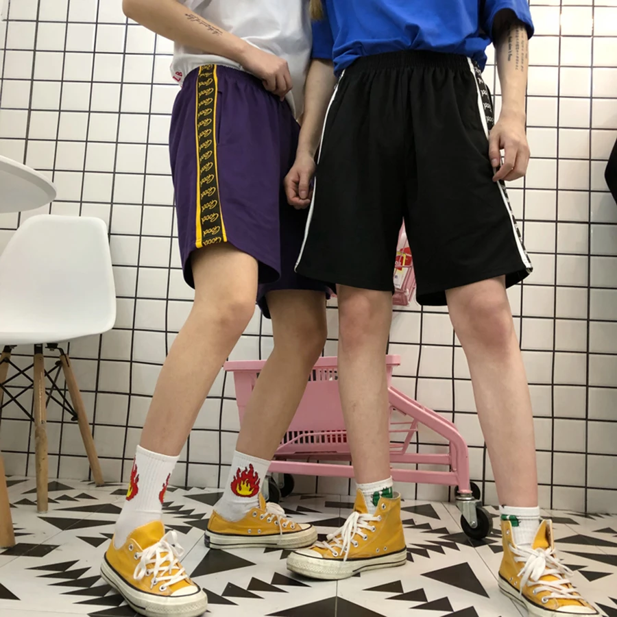 

Loose Shorts Women Knee Length Casual Street Style Sweatpants High Waist Shorts Korean Fashion Short Feminino Harajuku 50H0248