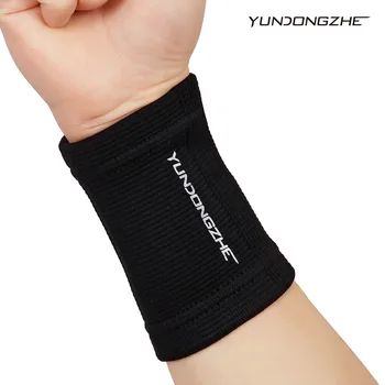 

Black Nylon Basketball Bracers Protector Sport Classic Knit Wristguard protection Wristguard