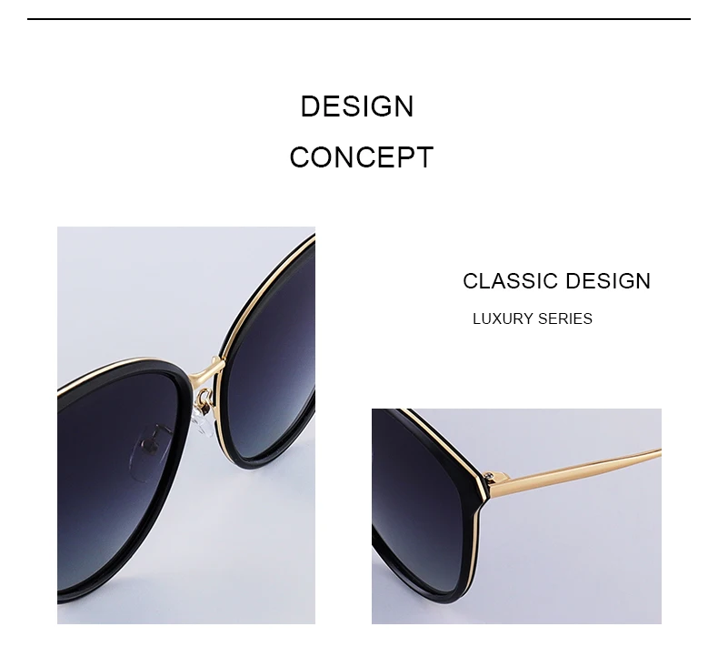 MERRYS дизайнерские женские Модные поляризованные солнцезащитные очки кошачий глаз, женские роскошные брендовые трендовые солнцезащитные очки с защитой от уф400 лучей S6305