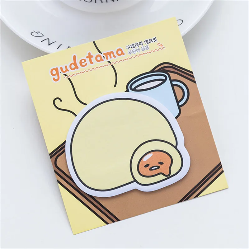 3 шт. милые наклейки Гудетама с логотипом Kawaii блокнот блокнот|stickers memo|sticker memo padsticky
