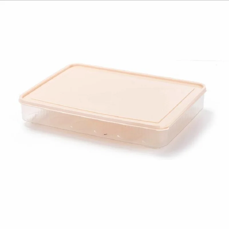 Hoomall кухонные принадлежности портативный пластиковый контейнер для яиц чехол для холодильника коробка для хранения для дикого пикника органайзер для яиц Crisper - Цвет: B