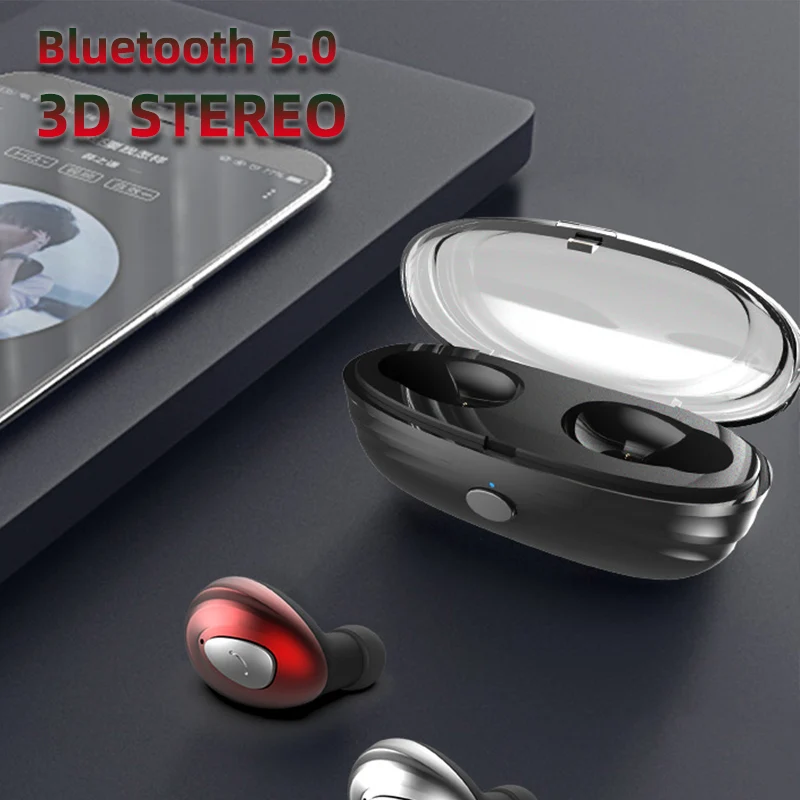 

Bluetooth Headset 5.0 TWS K3 Touch IPX4 Waterproof Dual Ears Earphone Wireless Music Noise Reduction Earphones True stereo