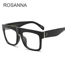 Rosanna Марка Качество Солнцезащитные очки для женщин Для женщин Брендовая дизайнерская обувь квадратный Для мужчин Готический плоское зеркало Винтаж очки R093