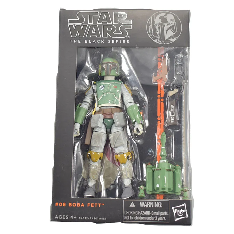 Hasbro Звездные войны 6 дюймов модель Huashibo аниме черный воин бай Бин дас Мур Боба