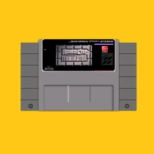 Robocop VS Терминатор 16 бит большая серая игровая карта для США NTSC игровой плеер