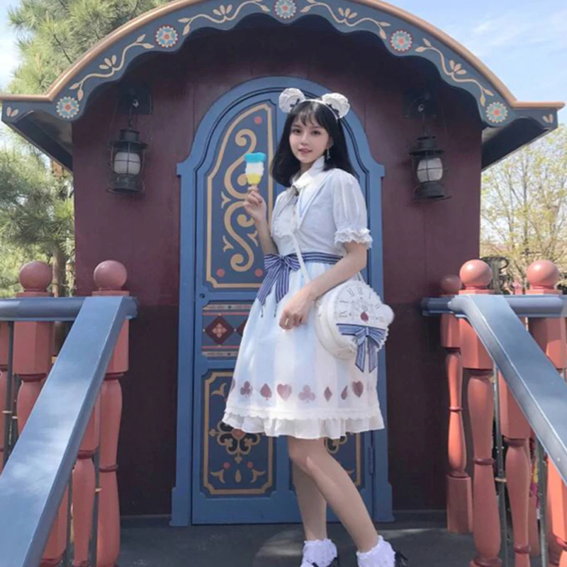 Сумка через плечо MSMO Alice in Wonderland винтажная школьная сумка мессенджер с круглыми