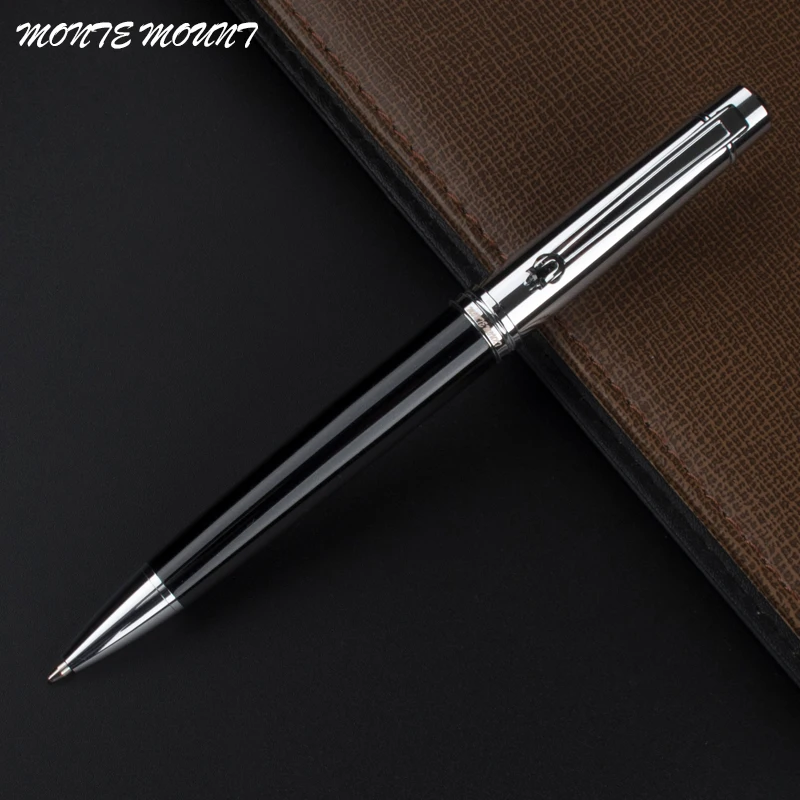 MONTE MOUNT Beautiful Design Ballpoint Pen Black and silver for Wedding