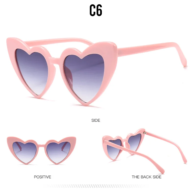 ROSANNA солнцезащитные очки в форме сердца женские брендовые дизайнерские солнцезащитные очки «кошачий глаз» ретро очки в форме сердца женские солнцезащитные очки UV400