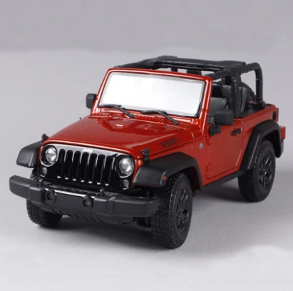 Maisto 1:18 JEEP WRANGLER RUBICON SUV литая под давлением модель автомобиля игрушка для ребенка подарок на день рождения оригинальная коробка - Цвет: H