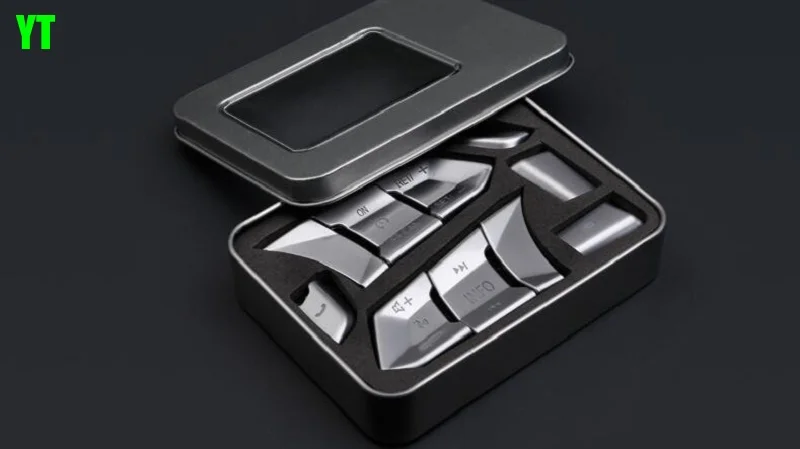 Cobertura do Volante Roda de Direção Guarnição para Mazda Automático Decoração Chrome Acessórios Automóveis 3 2020 Abs 8 abs chrome, acessórios automóveis