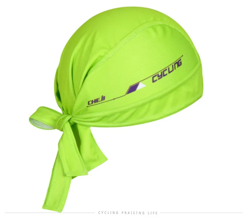 CHE JI Велоспорт пиратские колпачки пот банданы головная повязка Ciclismo головные уборы для верховой езды Велоспорт велосипед велосипедный колпачок спортивная повязка на голову шляпа - Цвет: green