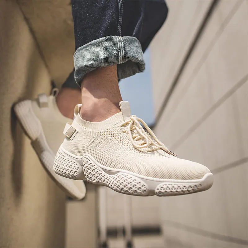 Tanie Xiaomi Youpin MAISHI latające splot przepuszczalna dla powietrza skarpetki latające splot cholewkami skarpetki projekt korek wkładki