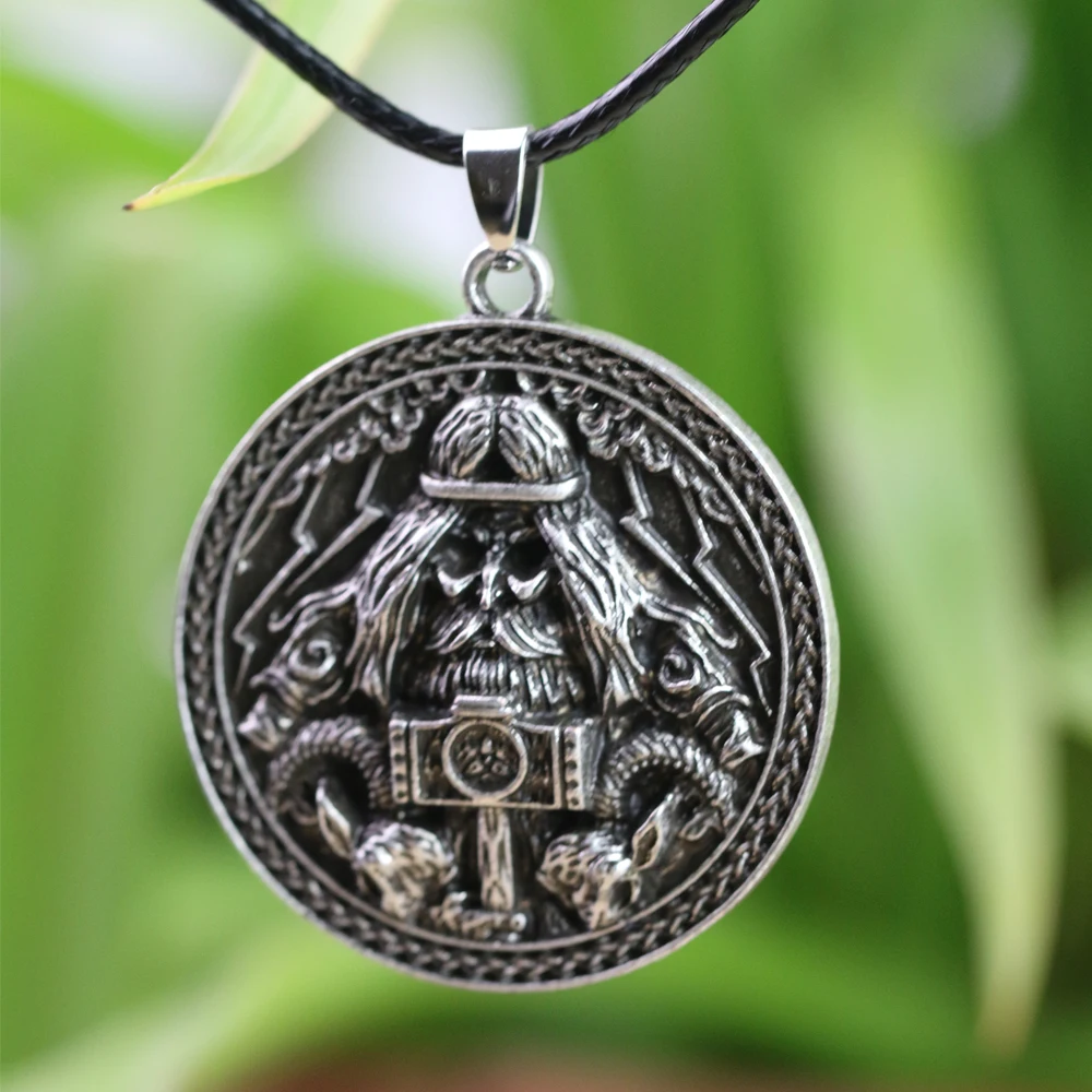 My Shape Nordic Runes amuleto Sun Pendant Necklace Pagan Wheel amuleto Gioielli Gift
