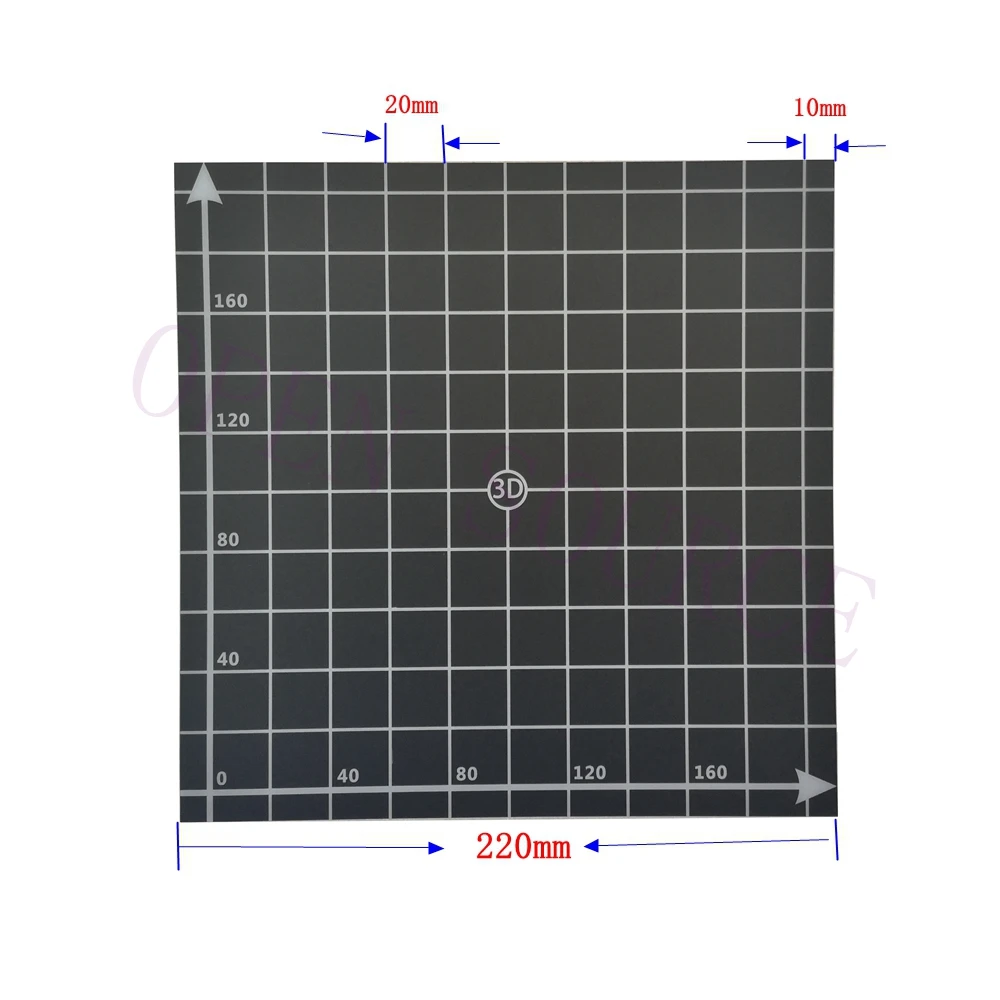 5 шт. 220x220 мм BuildTak Горячая наклейки для кровати координировать с подогревом поверхности Стикеры F/Wanhao i3, Anet A8 A6 Prusa 3D-принтеры