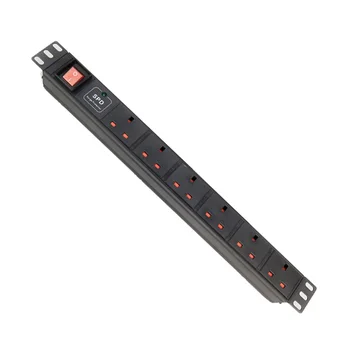 

2019 1.5u 19 inch EU type 7 ways 16 amp pdu