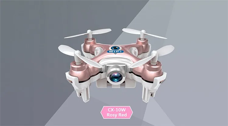 Cheerson CX-10W CX 10 W Радиоуправляемый Дрон Радиоуправляемый квадрокоптер RC Quadcopter нано Дрон с Wi-Fi с Камера 720 P FPV 6 осевой гиростабилизированный мини скоростной Дрон